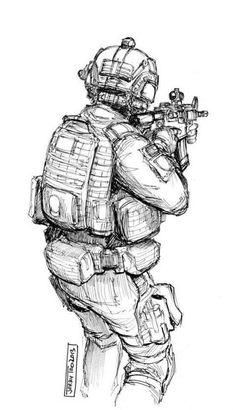 Pin By Jarhead On Ron Characters Concepts Army Drawing Soldier