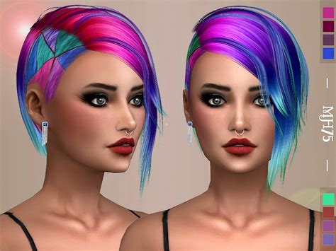 Cool Shaved Side Hair Do Ccs For The Sims 4 Fandomspot