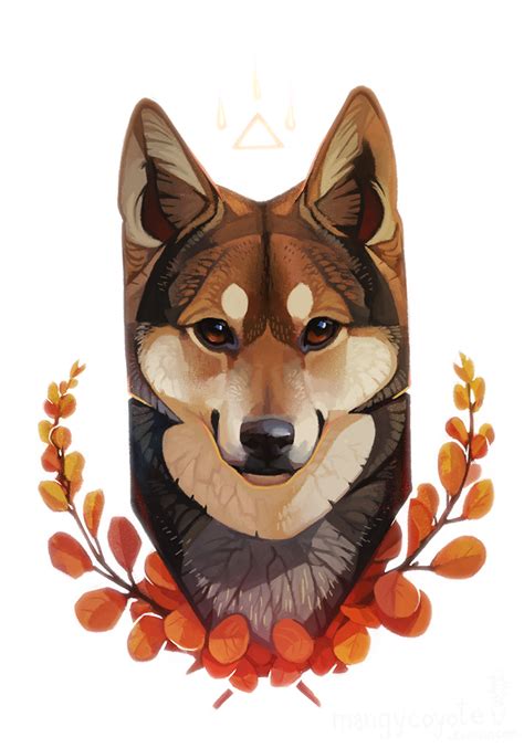 We make sure that no one is bulling people so your safe mangycoyote | Dog art, Art, Animal art