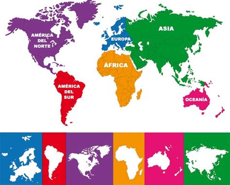 44 7 Continentes Del Mundo Images Dato Mapa