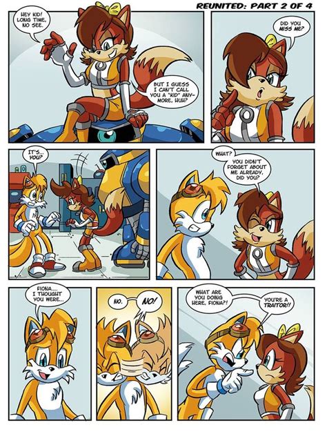 Tails And Fiona Reunited Pt By Chauvels On DeviantArt Sonic Adventure Sonic Art Sonic Fan Art