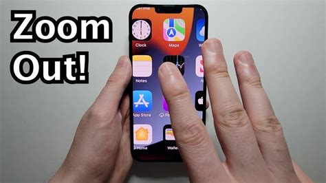 Iphone How To Zoom Out Zoom In Ios 16 Youtube