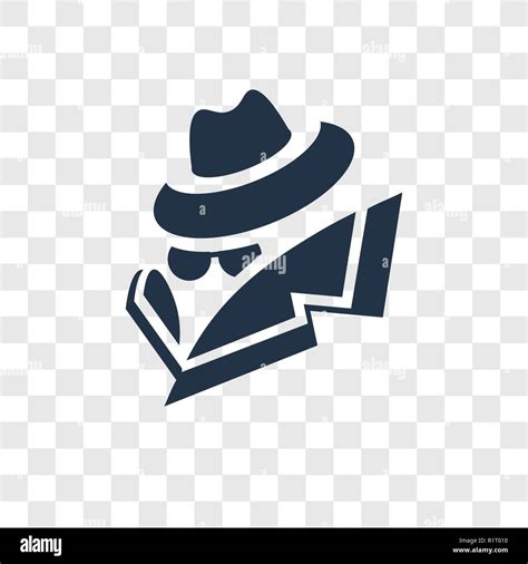 Spy Vector Icon Isolated On Transparent Background Spy Transparency