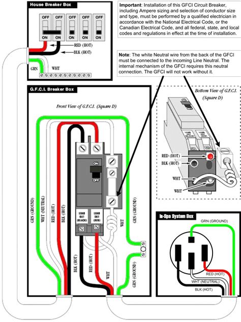 2 Pole Gfci Breaker Wiring Diagram Cadicians Blog