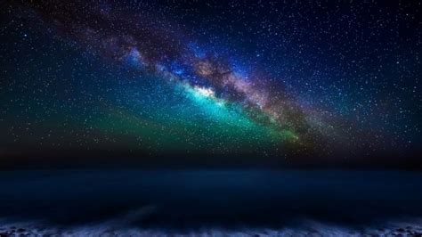 Milky Way Galaxy From The Canary Islands Hd Wallpaper Wallpaperfx