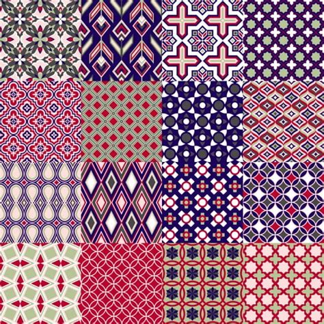 Retro Patterns Collection Eps Vector Uidownload
