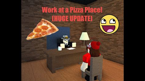 Roblox Work At A Pizza Place Huge Update Youtube