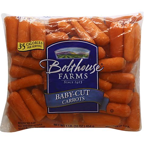 Grimmway Farms Cut And Peeled Baby Carrots 16 Oz Bag Fresh Vegetables