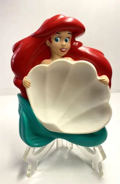 Vintage Disney The Little Mermaid Ariel Floating Soap Trinket Dish By