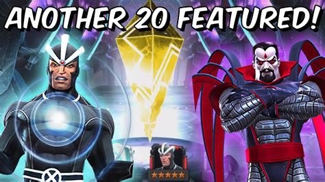 20x 5 Star Mister Sinister And Havok Featured Crystal Opening Round 2