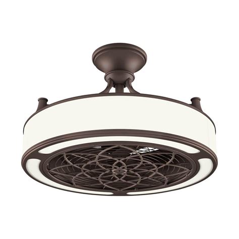 42 modern ceiling fan light led chandelier with remote control 4 blades. Stile Anderson 22 in. LED Indoor/Outdoor Bronze Ceiling ...
