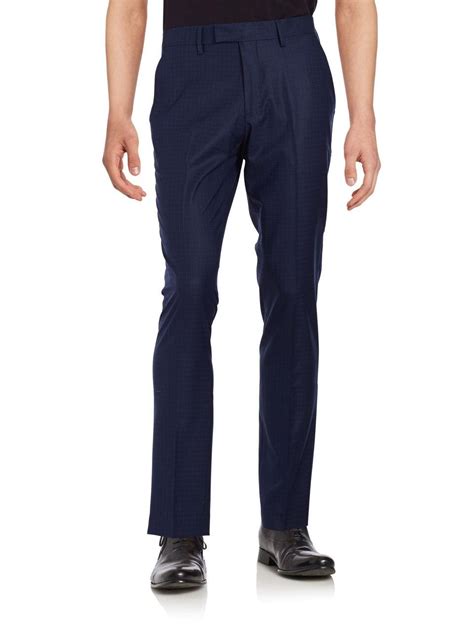 Shop men's pants at jcp. Sondergaard Patterned Dress Pants in Blue for Men | Lyst