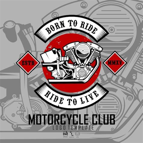 Premium Vector Motorcycle Club Logo Template