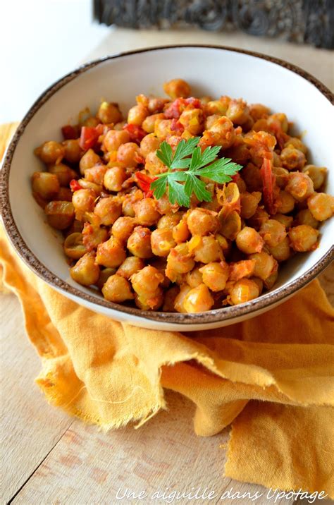 Curry de pois chiches Une aiguille dans lpotage
