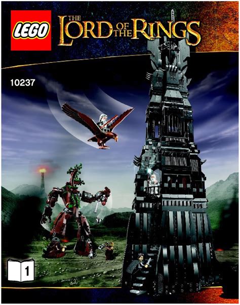 Lego The Tower Of Orthanc Instructions 10237 The Lord Of The Rings