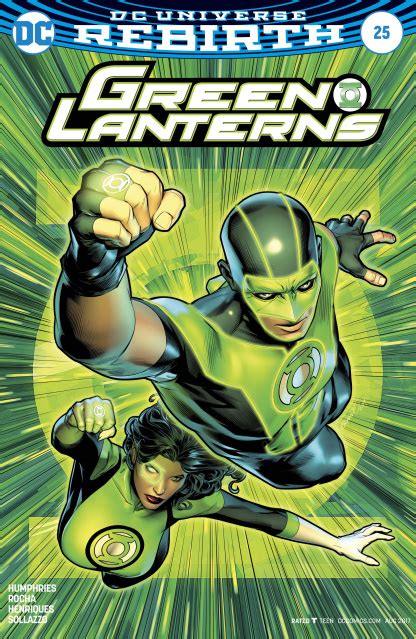 Green Lanterns 25 Variant Cover Fresh Comics