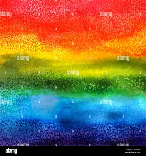 An Abstract Vector And Watercolor Background Texture In Vibrant Rainbow