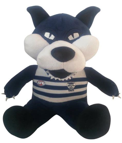 Support your favourite team with favourites like beanies, scarf's, socks and more.you're sure to find what your looking for, browse through the extensive range of demons footy gear below Geelong Cats Mascot Doorstop | Plush Mascot