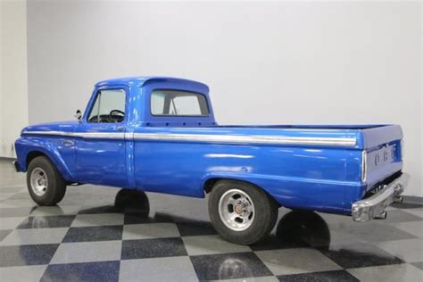1965 Ford F-100 38977 Miles Medium Blue Pickup Truck 429 V8 3 Speed Automatic
