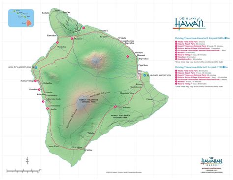Island Of Hawaii Maps Go Hawaii