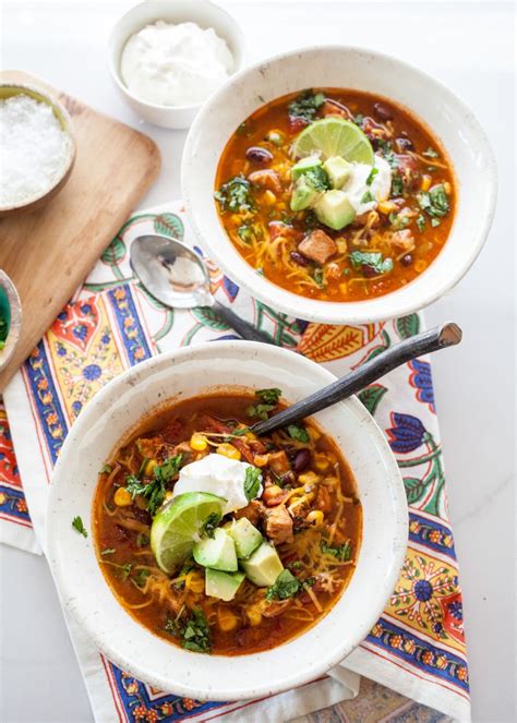 So easy to prepare, and the enchilada sauce is to die for. Southwest Chicken Soup | Recipe | Southwest chicken soup ...