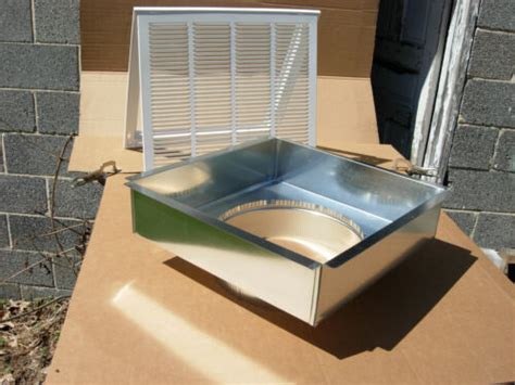 20x20 Furnace Return Air Kitwith Filter Grillebox And 16 Collar