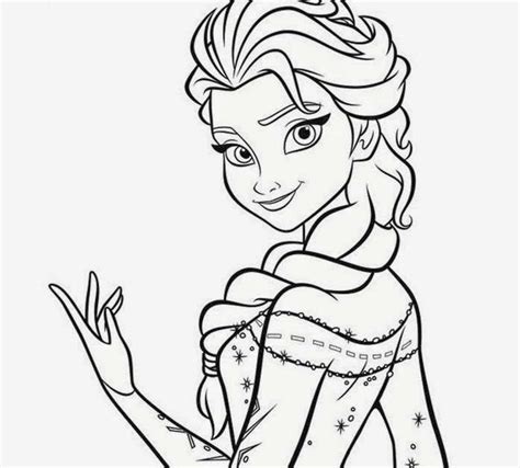 Gambar Kartun Frozen Untuk Diwarnai Elsa Cara Mewarnai Gambar Kartun