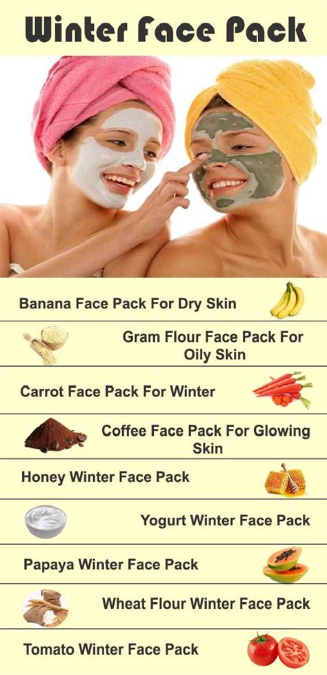 Winter Face Packs Homemade Winter Face Packs For Smooth And Glowing