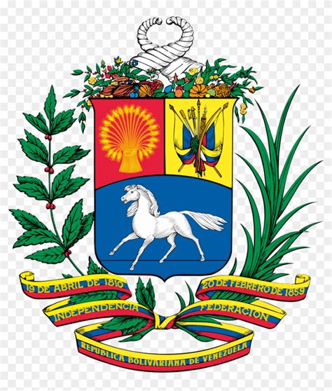 escudo de venezuela logo vector venezuela coat of arms hd png download 1600x1136 3464449