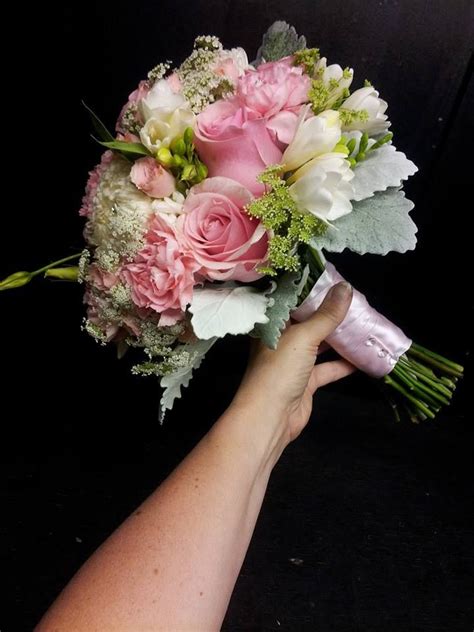 Pinks And Whites Featuring Roses Freesia Dusty Millerqueen Annes