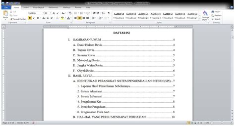 Membuat Daftar Isi Otomatis Excel Dunia Sosial