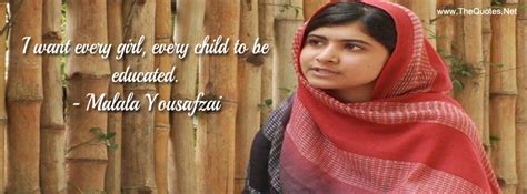 The audio from the piece is an excerpt from an address malala made at the united nations in 2013. Facebook Cover Image - Images in 'Malala Yousafzai' Tag - TheQuotes.Net