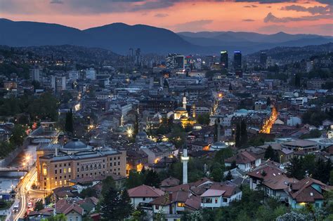 Sarajevo Cityscape, Bosnia and Herzegovina