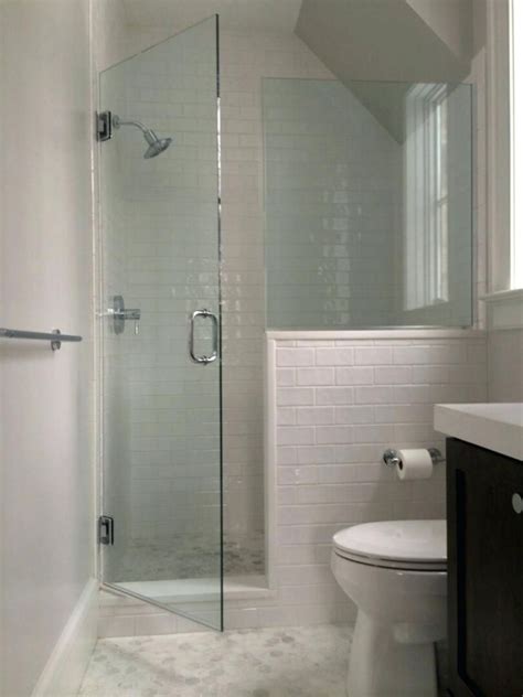create a luxurious bathroom oasis with a stunning half wall shower glass