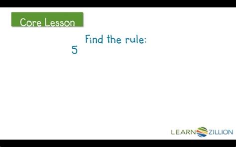 A table of values can be generated from the rule. Using a table to find the rule for a geometric triangle ...