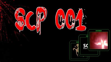 Scp 001 Scp Foundation Youtube