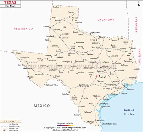 Texas Landmarks Map Secretmuseum