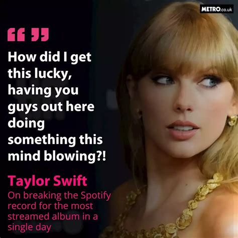 Taylor Swift Mind Blown As Midnights Breaks Spotify Record
