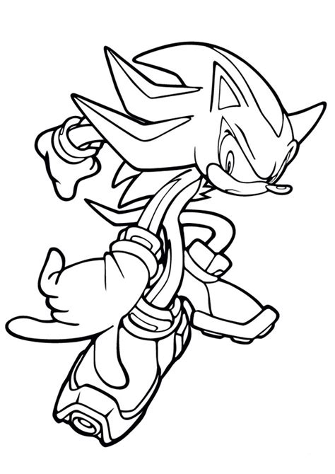 This black and white drawings of sonic coloring pages for kids, printable free will bring fun to your kids and free time for you. Sonic - Dibujos para imprimir y colorear
