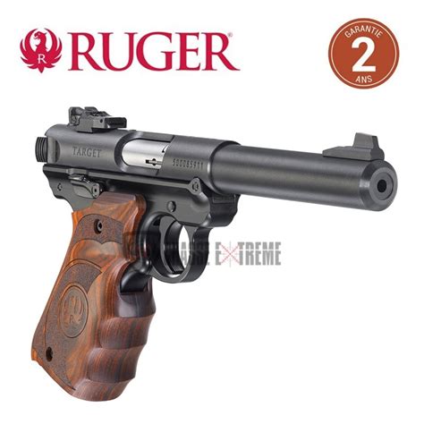 Pistolet Ruger Mark Iv Target à Percussion Annulaire Calibre 22lr