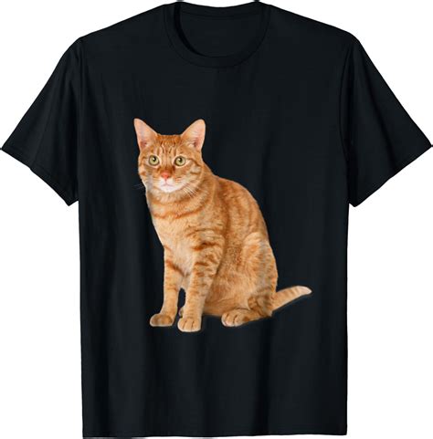 Orange Tabby Cat T Shirt Clothing