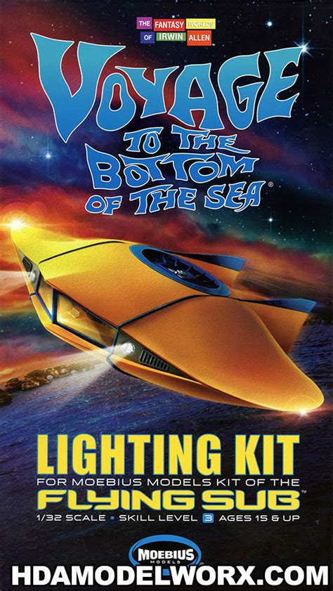 Flying Sub Lighting Kit For The Moebius Models Flying Sub Model Kit