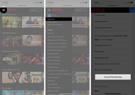 To cancel your subscription through the netflix website: How to Cancel Netflix Subscription on iPhone and iPad ...