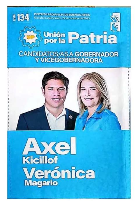 Estas Son Las Boletas De Los Candidatos En Provincia De Buenos Aires Actualidad