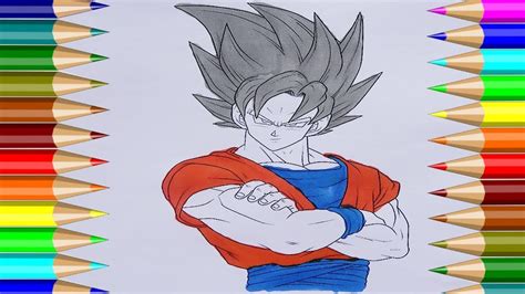 Santo Disparates Observación Dibujos De Goku Para Colorear Sello Subir