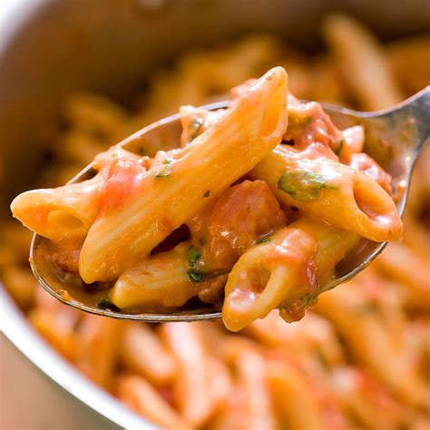 Heat butter and oil over medium heat. Pasta with Creamy Tomato Sauce | America's Test Kitchen
