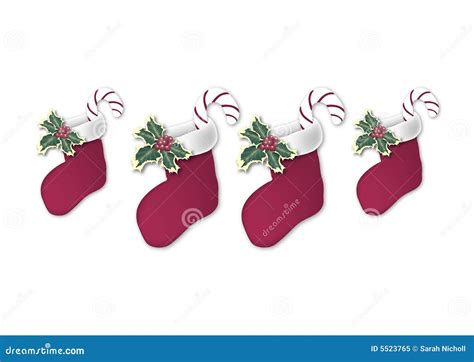 Christmas Stockings 1 Stock Illustrations 5 Christmas Stockings 1