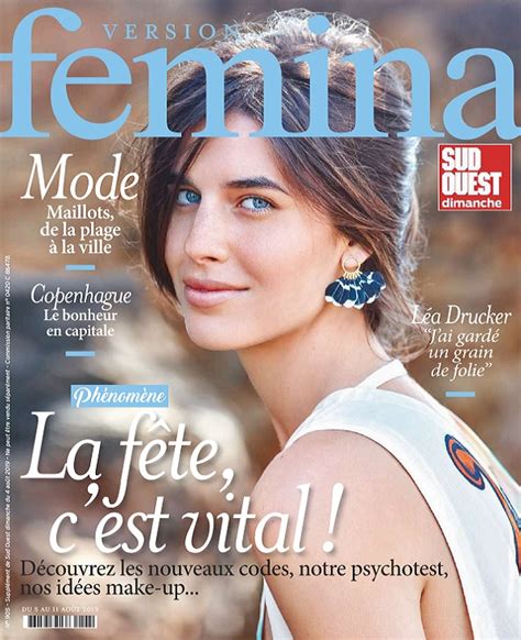 Version Femina N°905 Du 4 Août 2019 Telecharger Des Magazines