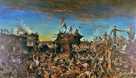 This Famed Rendition Of The Fall Of The Alamo Hangs In The Texas State