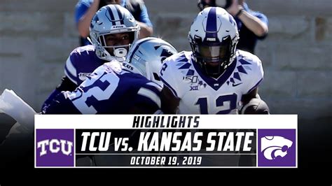 Tcu Vs Kansas State Football Highlights Stadium Youtube